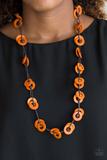 Cargar imagen en el visor de la galería, Waikiki Winds - Orange Necklace Set

