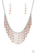 Cargar imagen en el visor de la galería, Harlem Hideaway - Orange Necklace Set
