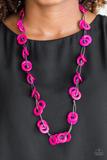 Cargar imagen en el visor de la galería, Waikiki Winds - Pink Necklace Set
