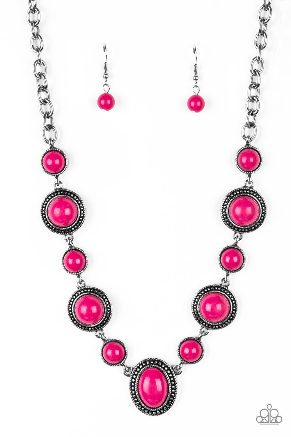 Voyager Vibes - Pink Necklace Set