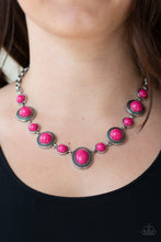 Cargar imagen en el visor de la galería, Voyager Vibes - Pink Necklace Set
