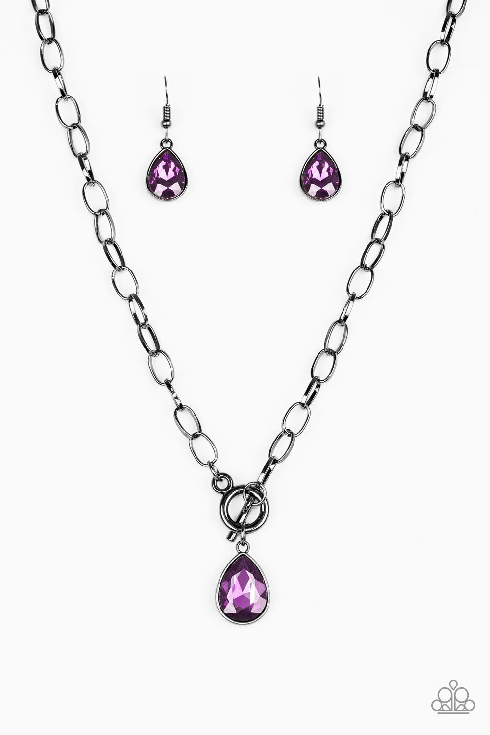 So Sorority - Purple Necklace Set