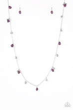 Cargar imagen en el visor de la galería, Both Feet On The Ground - Purple Necklace Set
