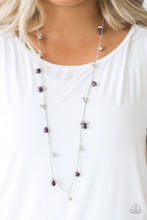 Cargar imagen en el visor de la galería, Both Feet On The Ground - Purple Necklace Set
