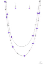 Load image into Gallery viewer, Beach Party Pageant - Purple Necklace Set
