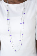 Load image into Gallery viewer, Beach Party Pageant - Purple Necklace Set
