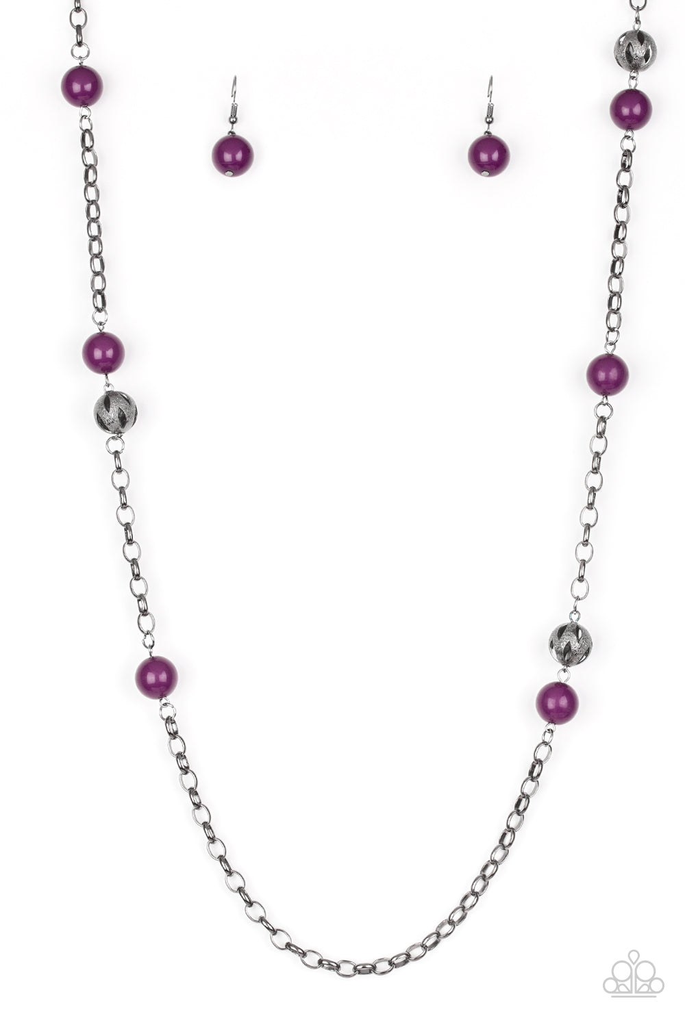 Fashion Fad - Purple Necklace Set