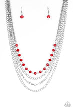 Load image into Gallery viewer, Extravagant Elegance - Red Necklace Set
