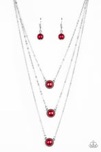 Cargar imagen en el visor de la galería, A Love For Luster - Red Necklace Set
