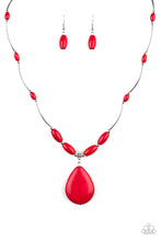 Cargar imagen en el visor de la galería, Explore The Elements - Red Necklace Set
