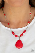 Cargar imagen en el visor de la galería, Explore The Elements - Red Necklace Set
