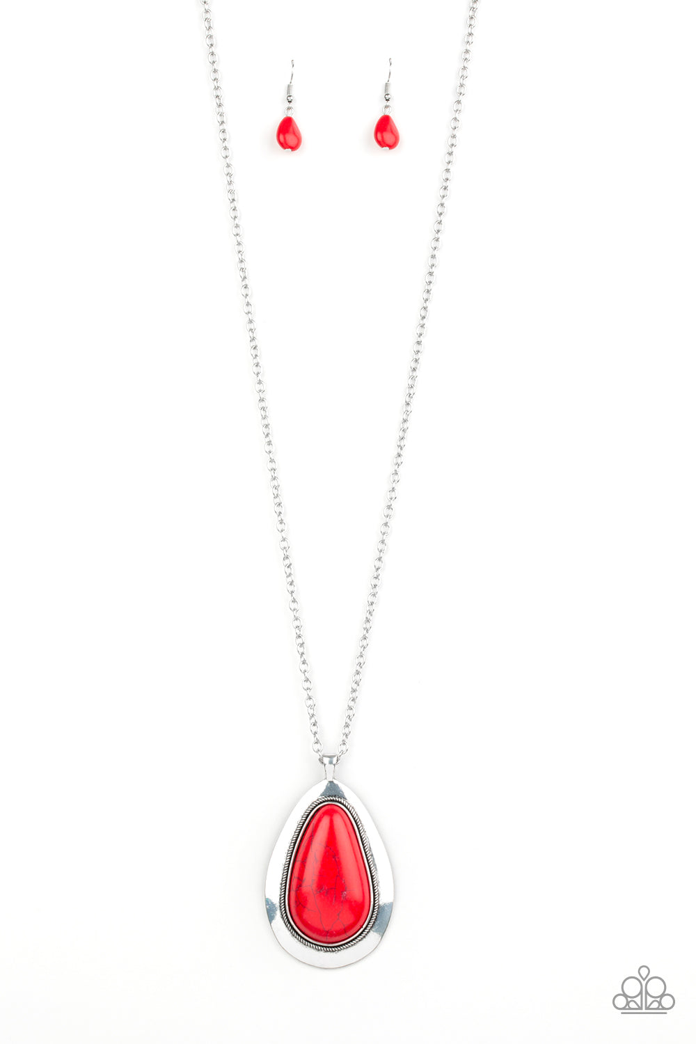 BADLAND To The Bone - Red Necklace Set