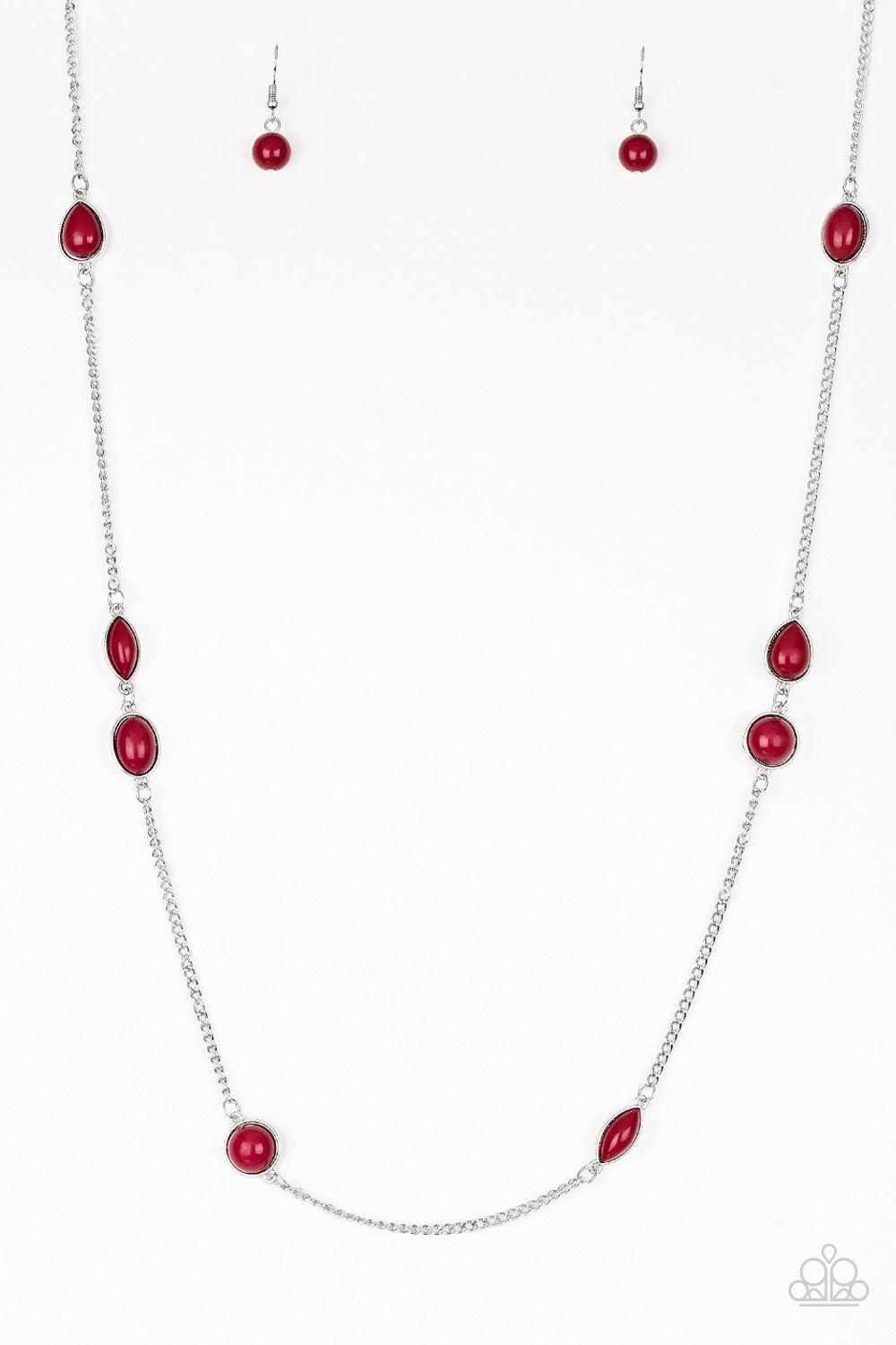 Pacific Piers - Red Necklace Set
