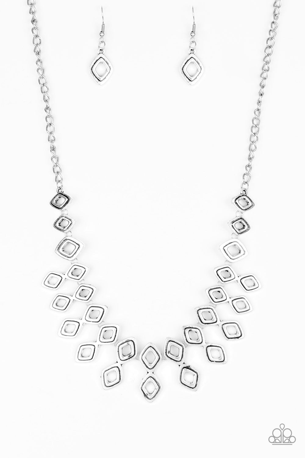 Geocentric - Silver Necklace Set