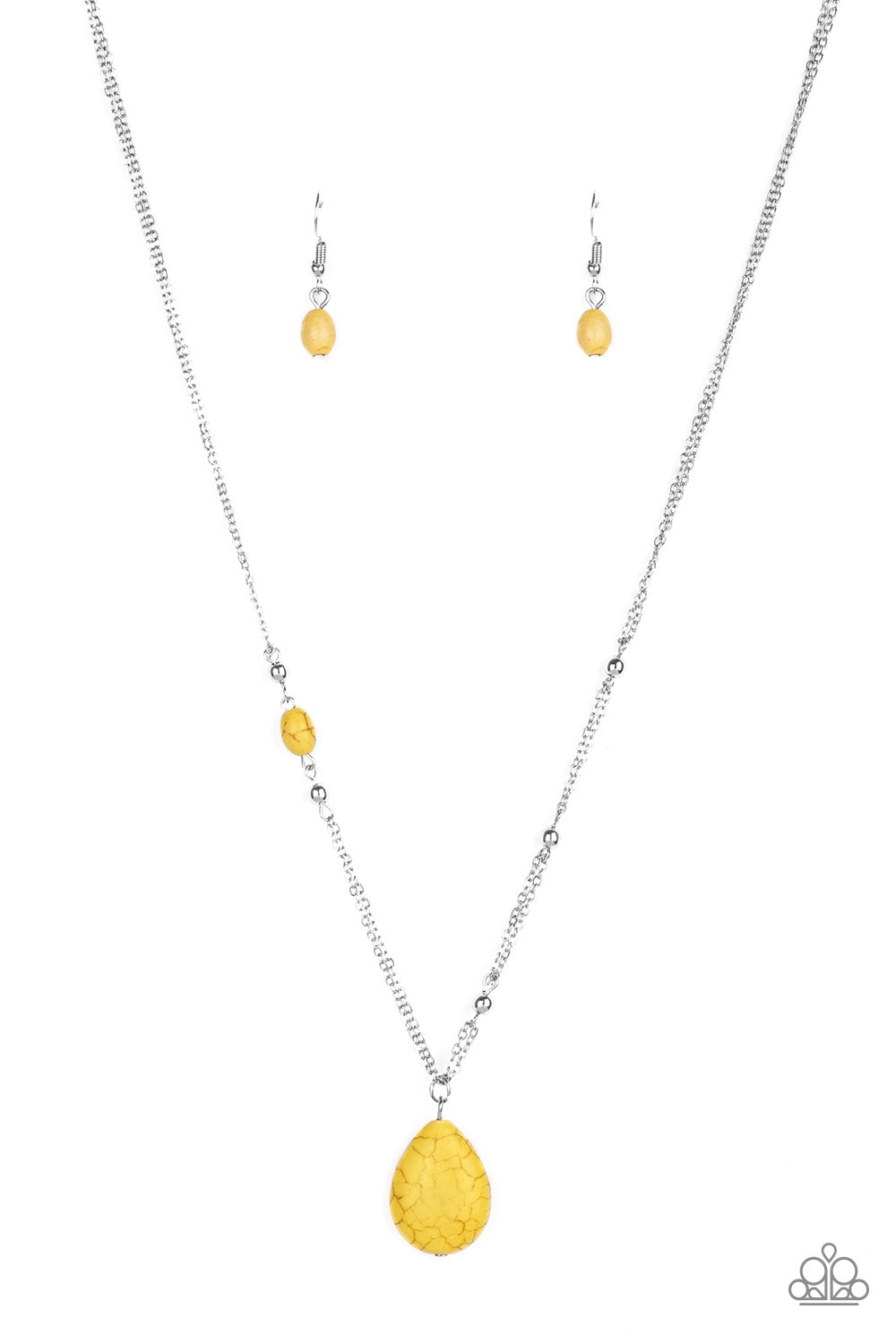Peaceful Prairies - Yellow Necklace Set