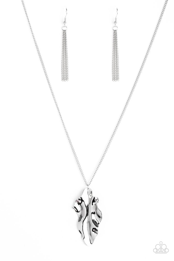 Fiercely Fall - Silver Necklace Set
