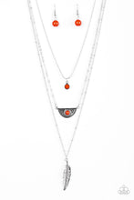 Load image into Gallery viewer, Sahara Sparrow - Orange Necklace Set
