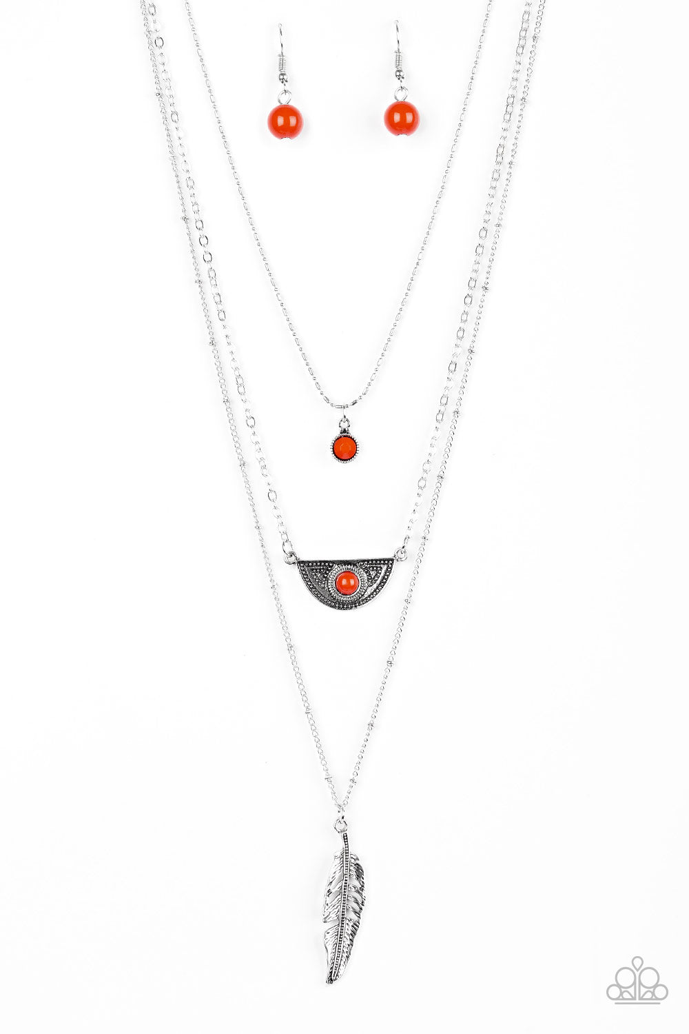 Sahara Sparrow - Orange Necklace Set