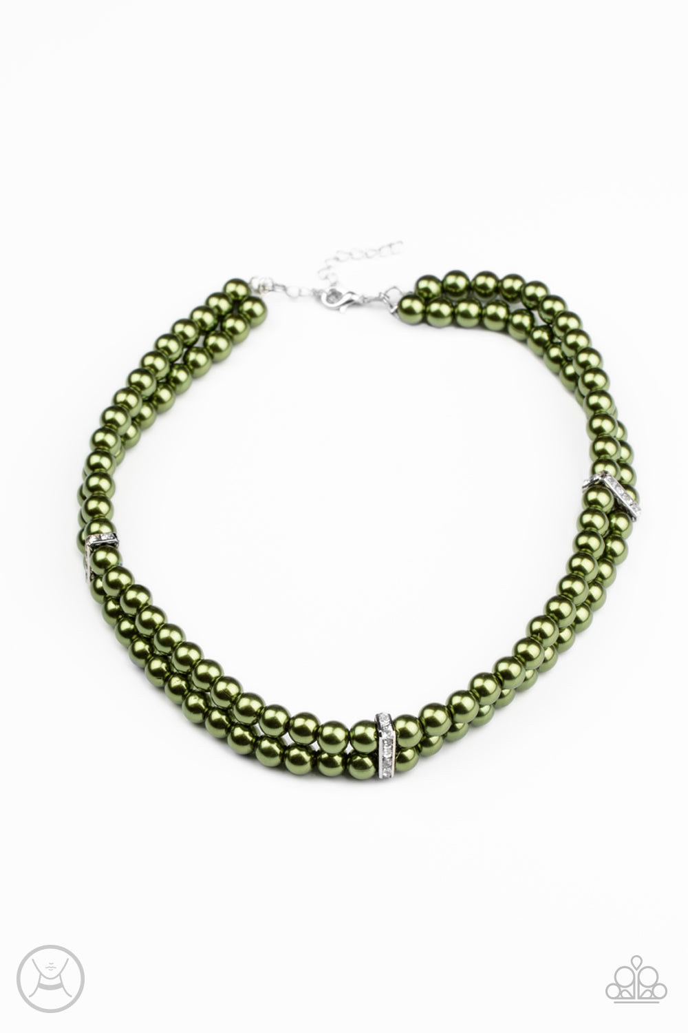 Put On Your Party Dress - Green Choker Necklace Set