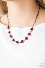 Cargar imagen en el visor de la galería, Starlit Socials - Red Necklace Set
