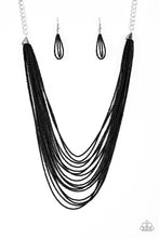 Load image into Gallery viewer, Peacefully Pacific - Black Necklace Set
