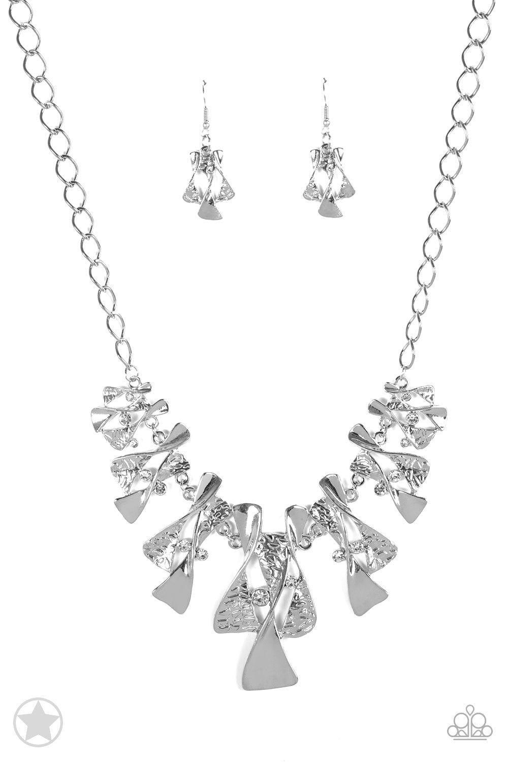 The Sands of Time - Silver Necklace Set