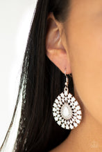 Load image into Gallery viewer, City Chateau - White Earrings
