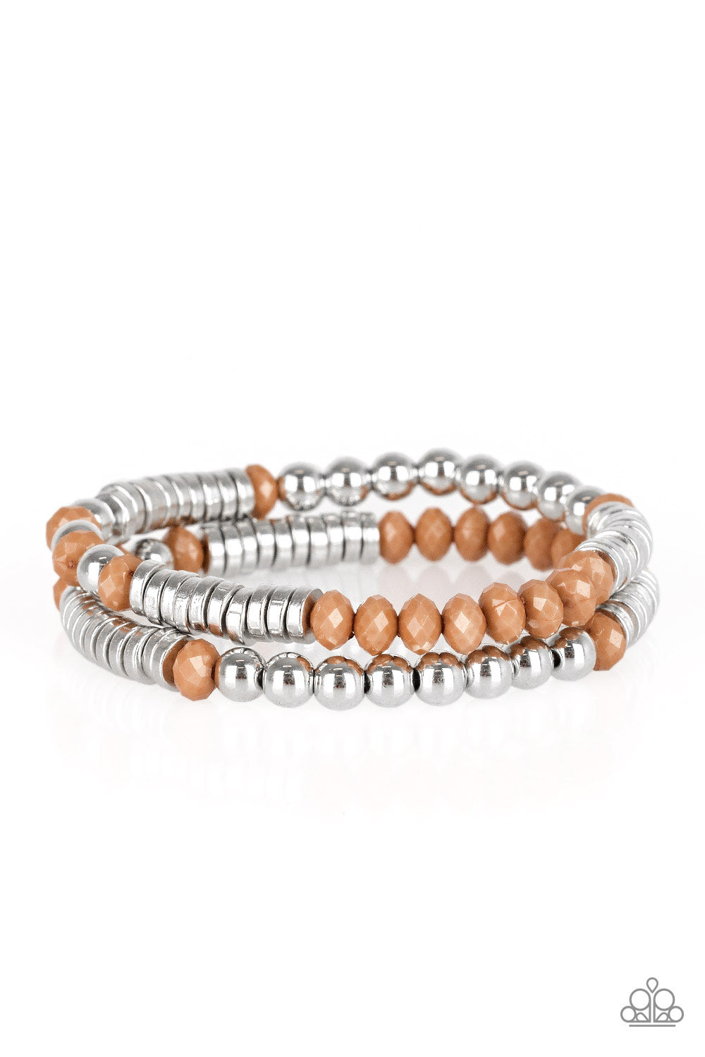 Downright Dressy - Brown Bracelet