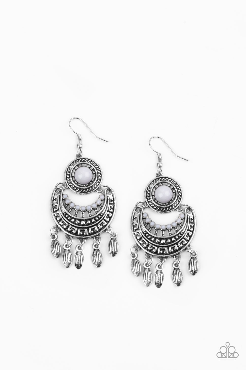 Mantra to Mantra - Silver Earrings