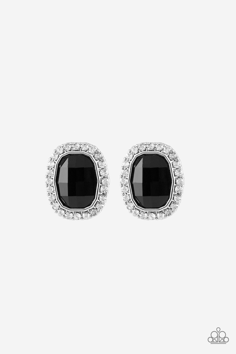 The Modern Monroe - Black Post Earrings