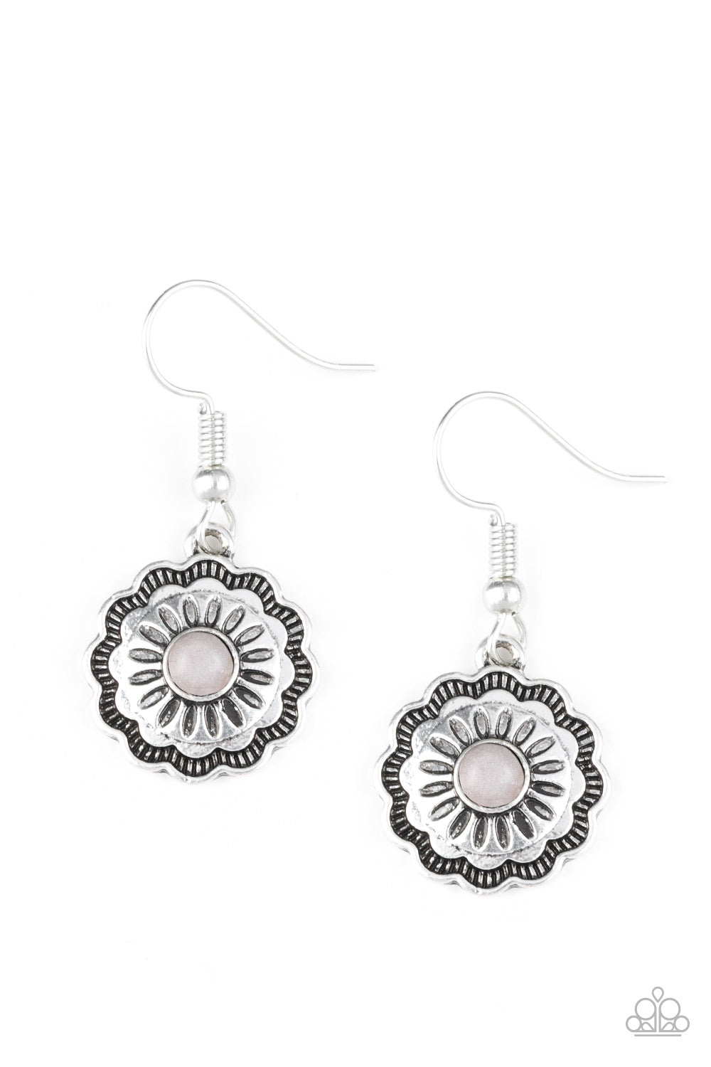 Badlands Buttercup - Silver Earrings