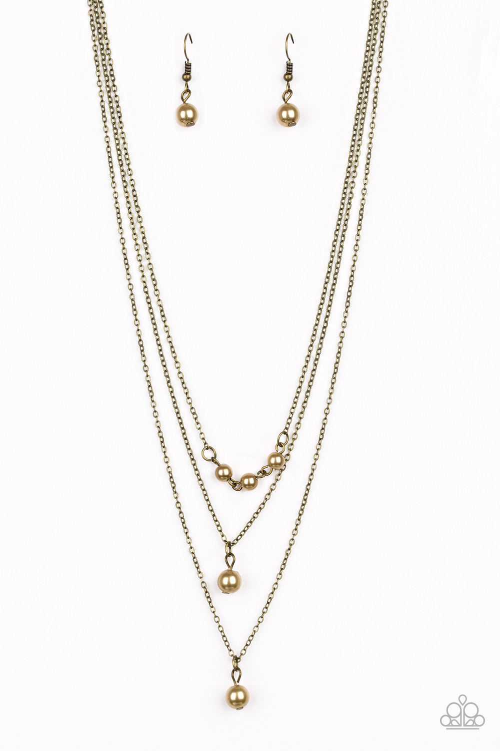 High Heels and Hustle - Brass Necklace Set