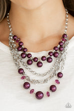 Cargar imagen en el visor de la galería, Rockin Rockette - Purple Necklace Set
