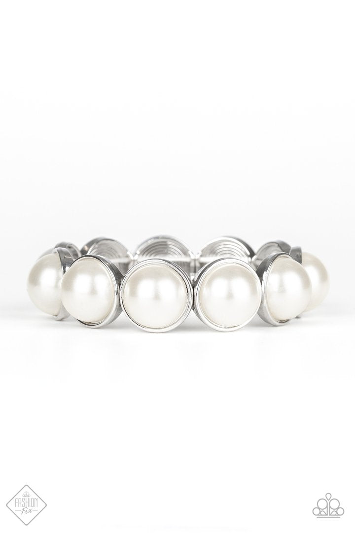 Society Socialite - White Bracelet