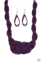 Load image into Gallery viewer, A Standing Ovation - Purple Necklace Set
