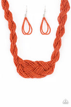 Load image into Gallery viewer, A Standing Ovation - Orange Necklace Set
