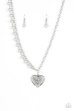 Load image into Gallery viewer, Forever In My Heart - Silver Necklace Set
