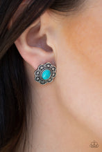 Load image into Gallery viewer, Springtime Deserts - Blue Earrings
