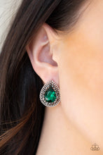 Cargar imagen en el visor de la galería, Debutante Debut - Green Earrings
