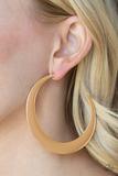 Charger l&#39;image dans la galerie, Moon Beam - Gold Earrings
