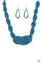 Cargar imagen en el visor de la galería, A Standing Ovation - Blue Necklace Set
