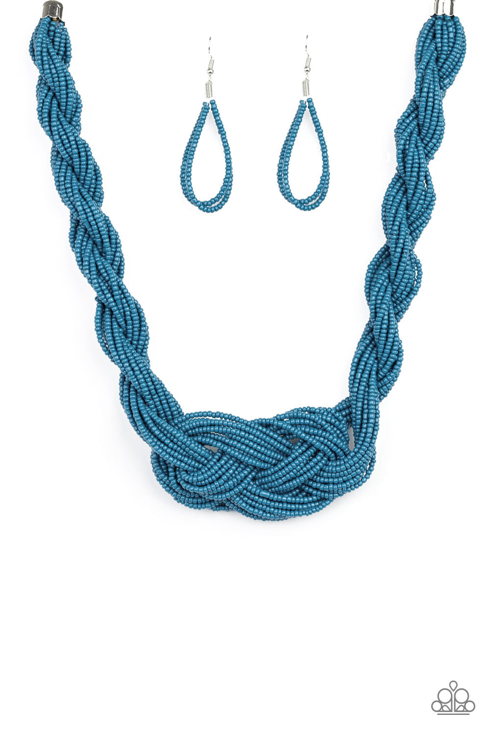 A Standing Ovation - Blue Necklace Set