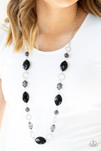 Cargar imagen en el visor de la galería, Shimmer Simmer - Black Necklace Set
