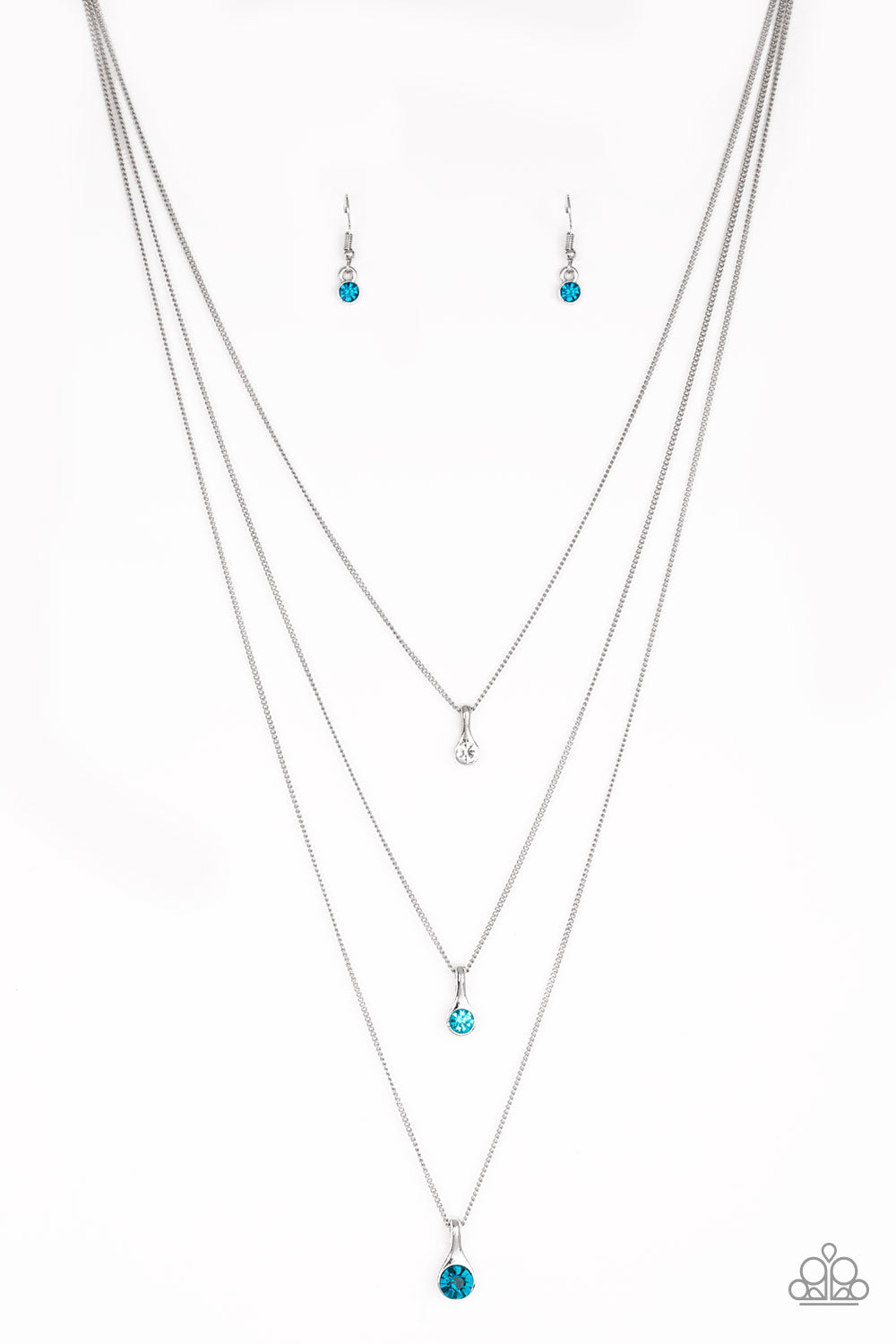 Crystal Chic - Blue Necklace Set