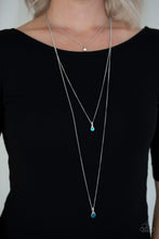 Load image into Gallery viewer, Crystal Chic - Blue Necklace Set
