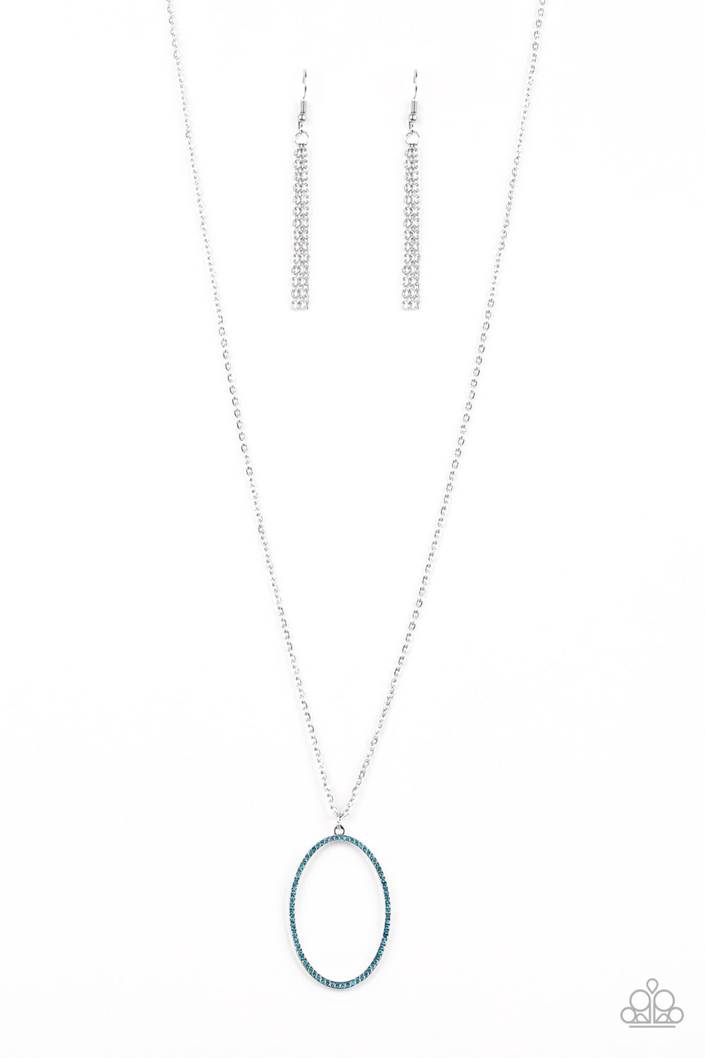 A Dazzling Distraction - Blue Necklace Set