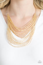 Cargar imagen en el visor de la galería, Catwalk Queen - Gold Necklace Set
