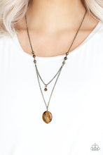 Cargar imagen en el visor de la galería, Time To Hit the Roam- Brass Necklace Set
