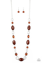 Load image into Gallery viewer, Shimmer Simmer - Brown Necklace Set
