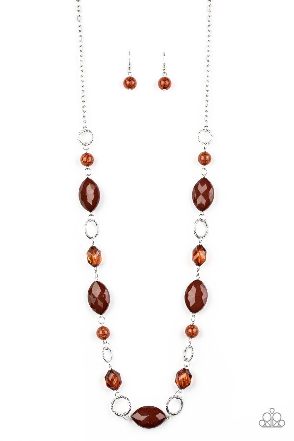 Shimmer Simmer - Brown Necklace Set
